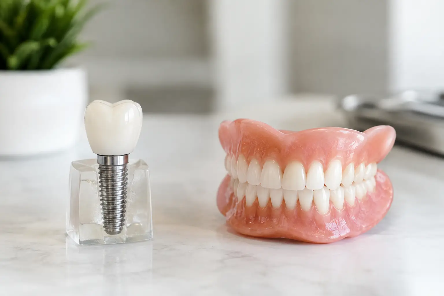 Dentures Versus Implants Which Is Right?